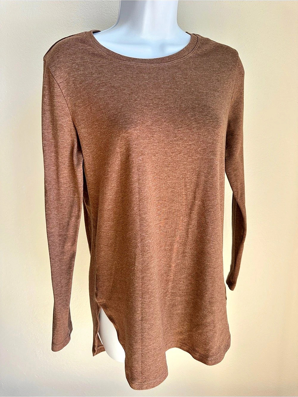 Herou Brown Long Sleeve Top Size Small